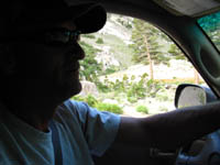 Mr. Damien Burford, Hunter, gave me a ride from Sonora Pass to Kennedy Meadows Pack Station